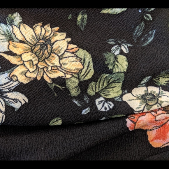 AQUA Dress Mini Halter Casual Black Multi New Sz M - Picture 5 of 7